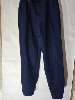 Banana Republic Men's Navy Elastic-Waist Joggers
